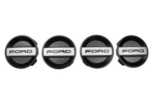 Ford F-150 Raptor Wheel Center Caps - Ford Racing - Set Of 4 - `17-`20